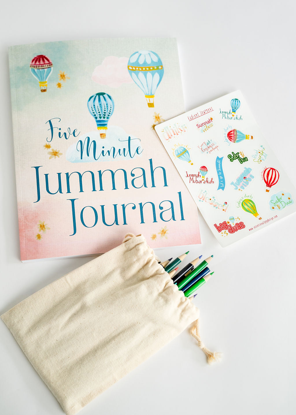 Five Minute Jummah Journal spiritual guided journal for kids 
